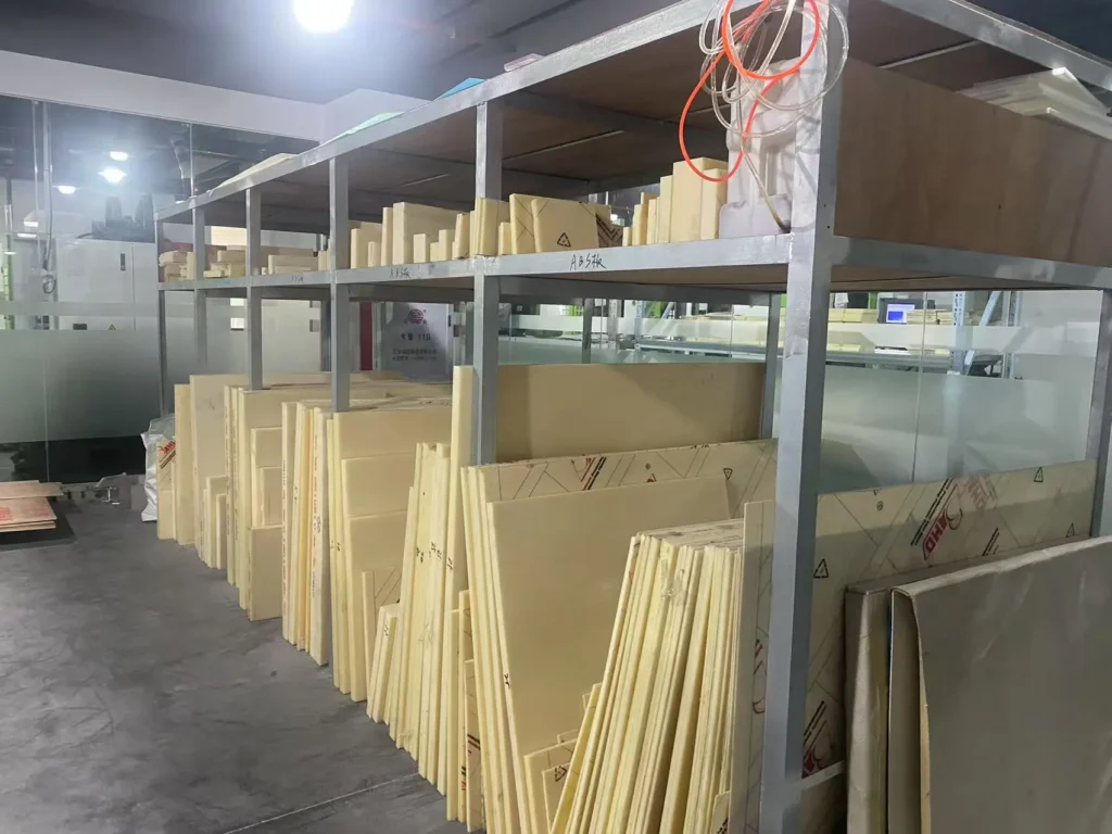CNC workshop ABS sheet material for prototyping